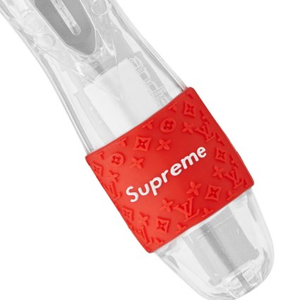 maquina de acabamento vermelho