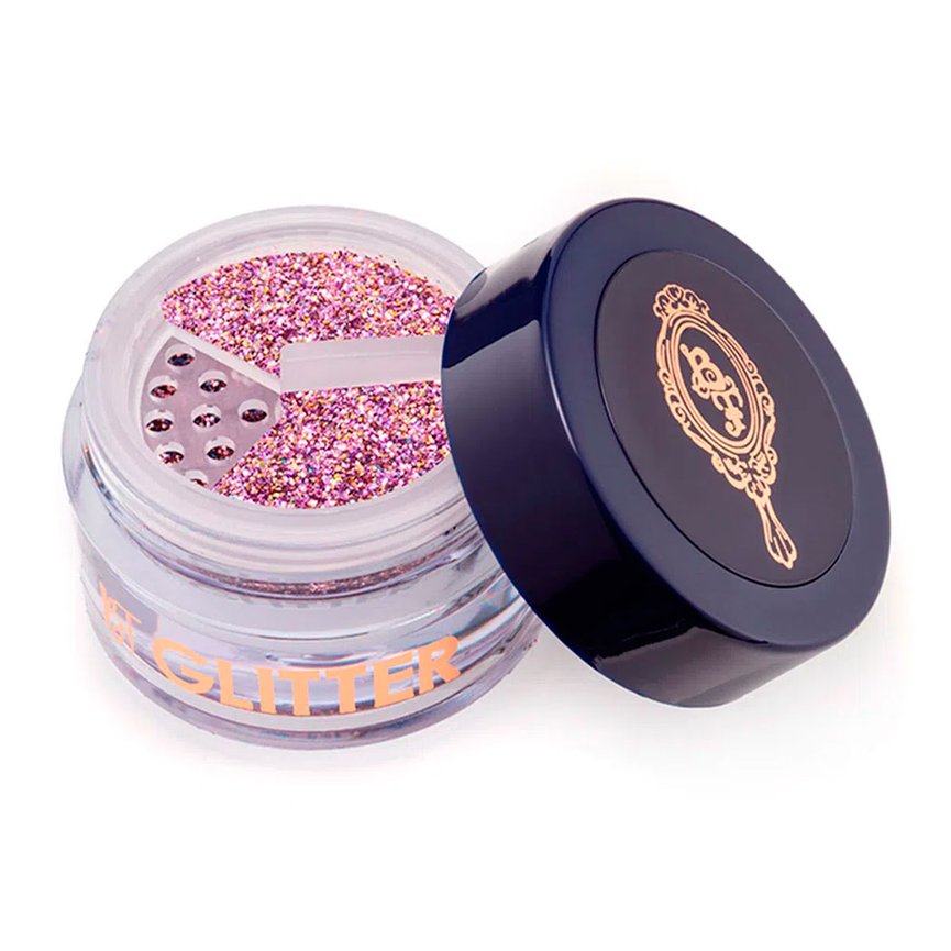 glitter lilac
