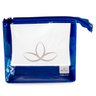 necessaire transparente azul