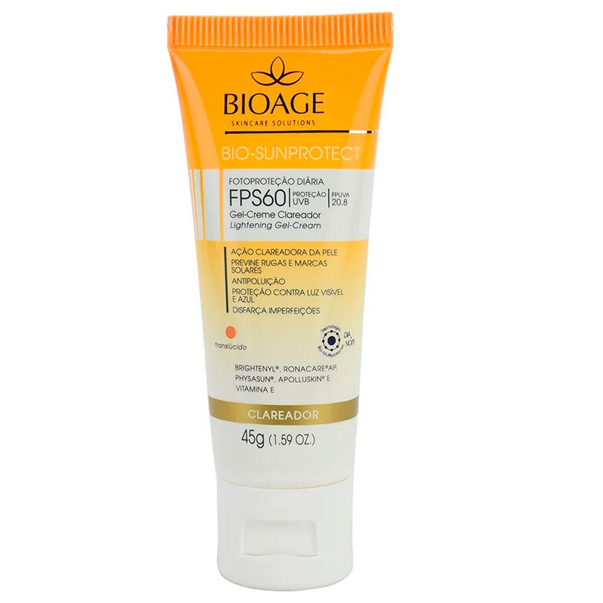 bio sunprotect fps60 clareador translucido
