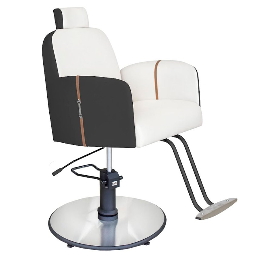cadeira vogue preto perolizado e branco e branco 3167