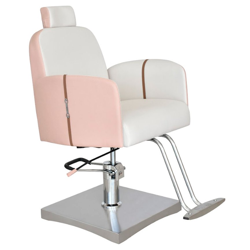 cadeira vogue rose perola e branco 3072