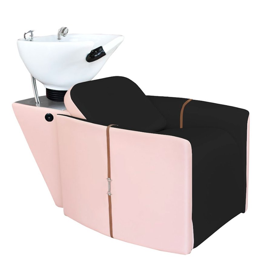 lavatorio vogue preto e rose perola 3072