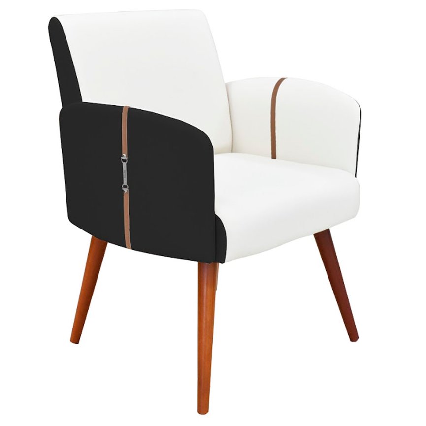 sofa vogue branco e preto
