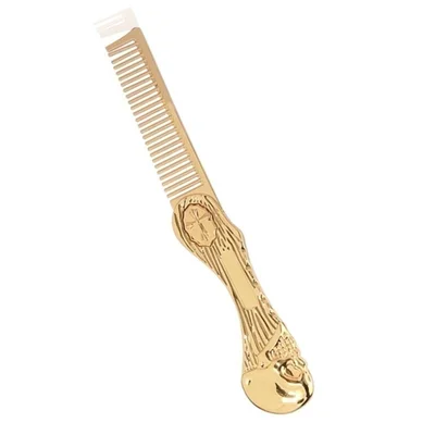 pente caveira dourado